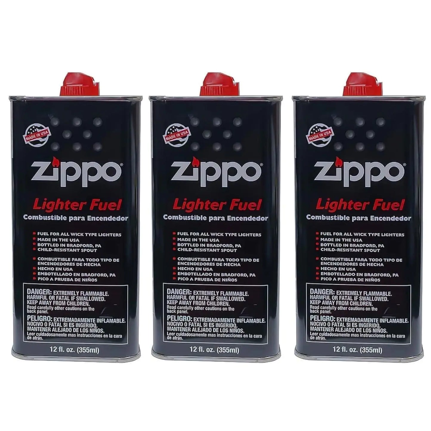 Zippo Lighter Fluid 12-Ounces 3-Pack